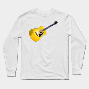 Painting of an Acoustic Guitar Long Sleeve T-Shirt